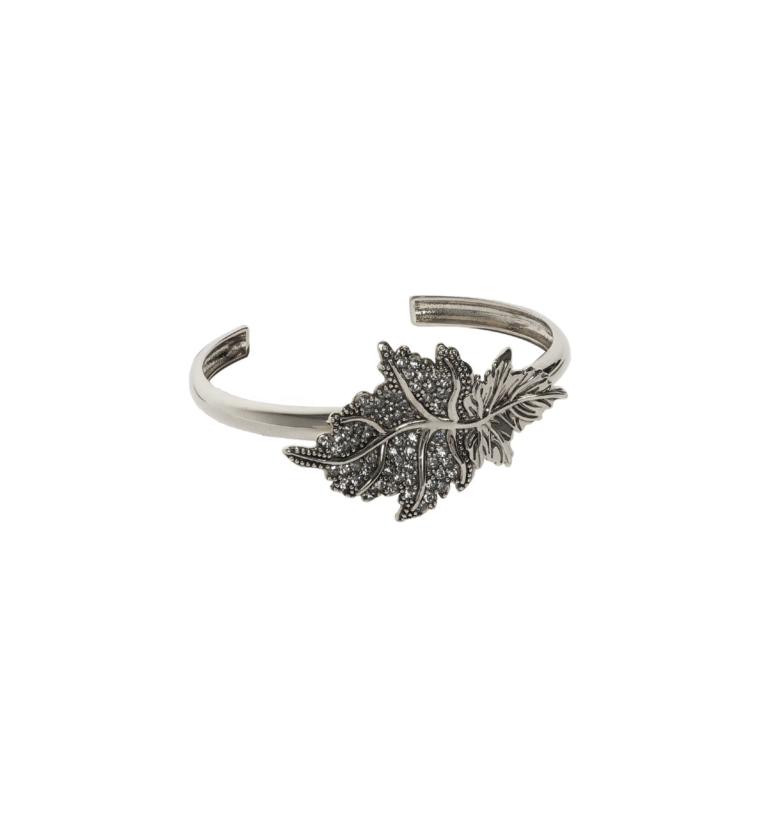 BRACELETE FOLHAGEM CONCEITO PRATA