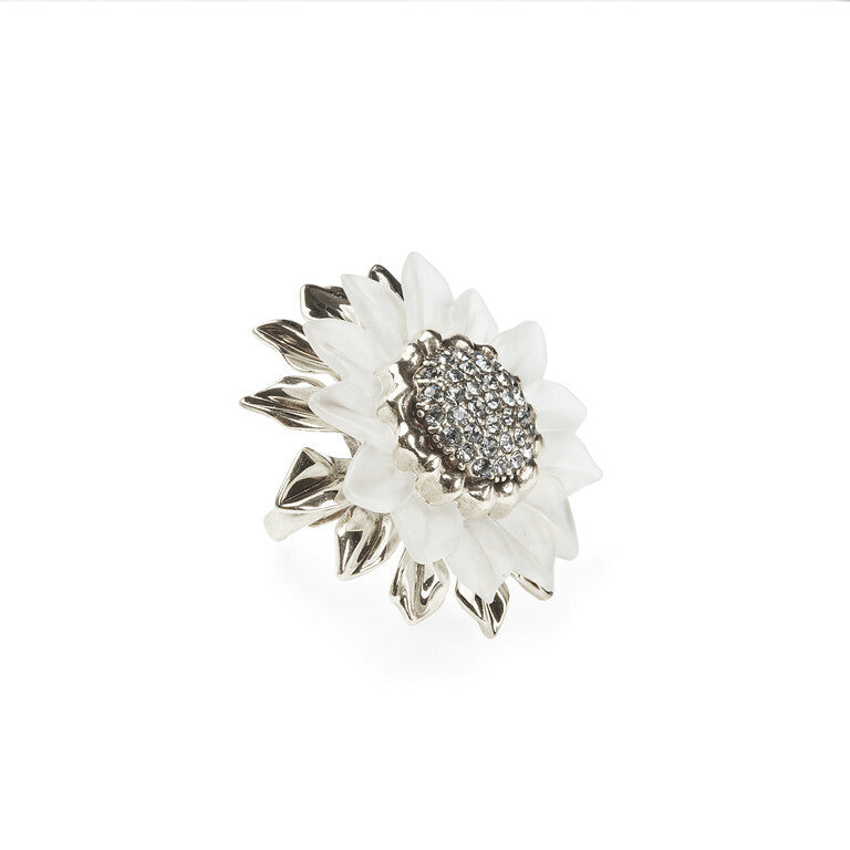 ANEL FLORESCER DO SERTÃO RESINA OFF PRATA