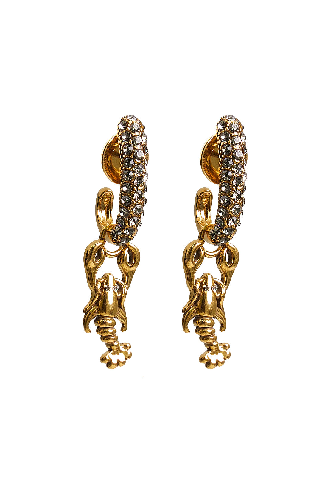 ARGOLA GINGA DO MAR LAGOSTA OURO