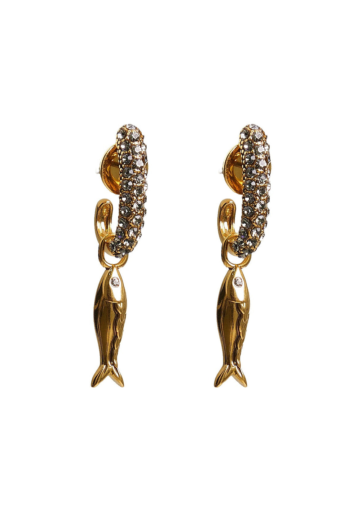 ARGOLA GINGA DO MAR PEIXE OURO