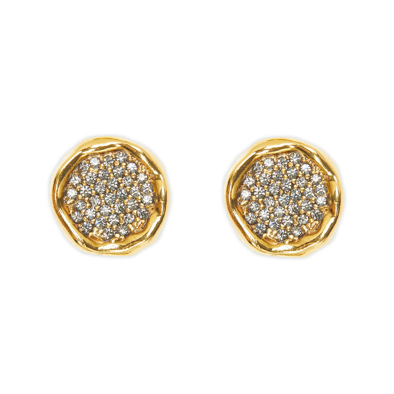 BRINCO CLÁSSICO CÍRCULO G OURO VINTAGE