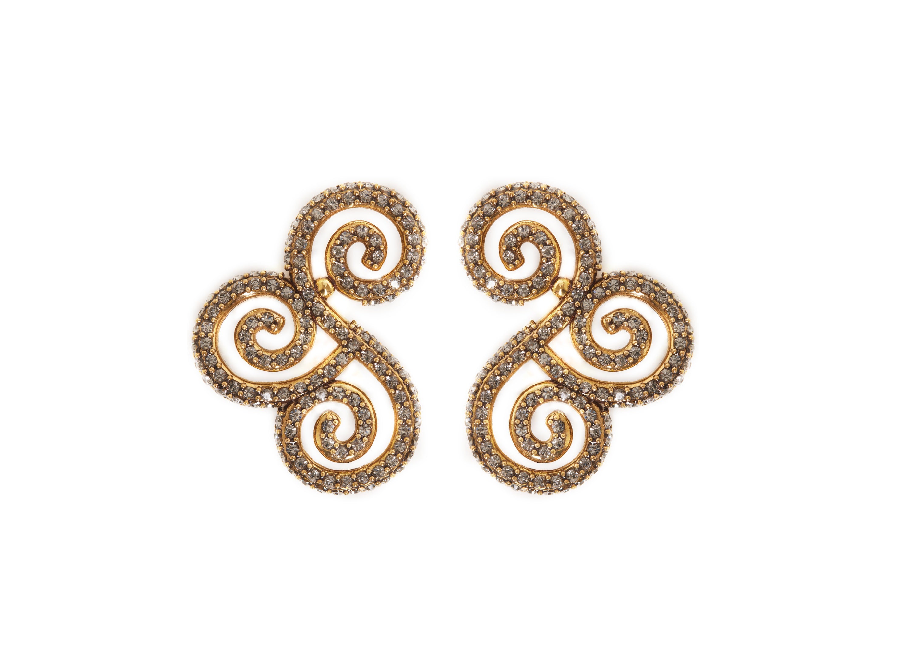 BRINCO IDENTIDADE LATERAL CRAVEJADO OURO