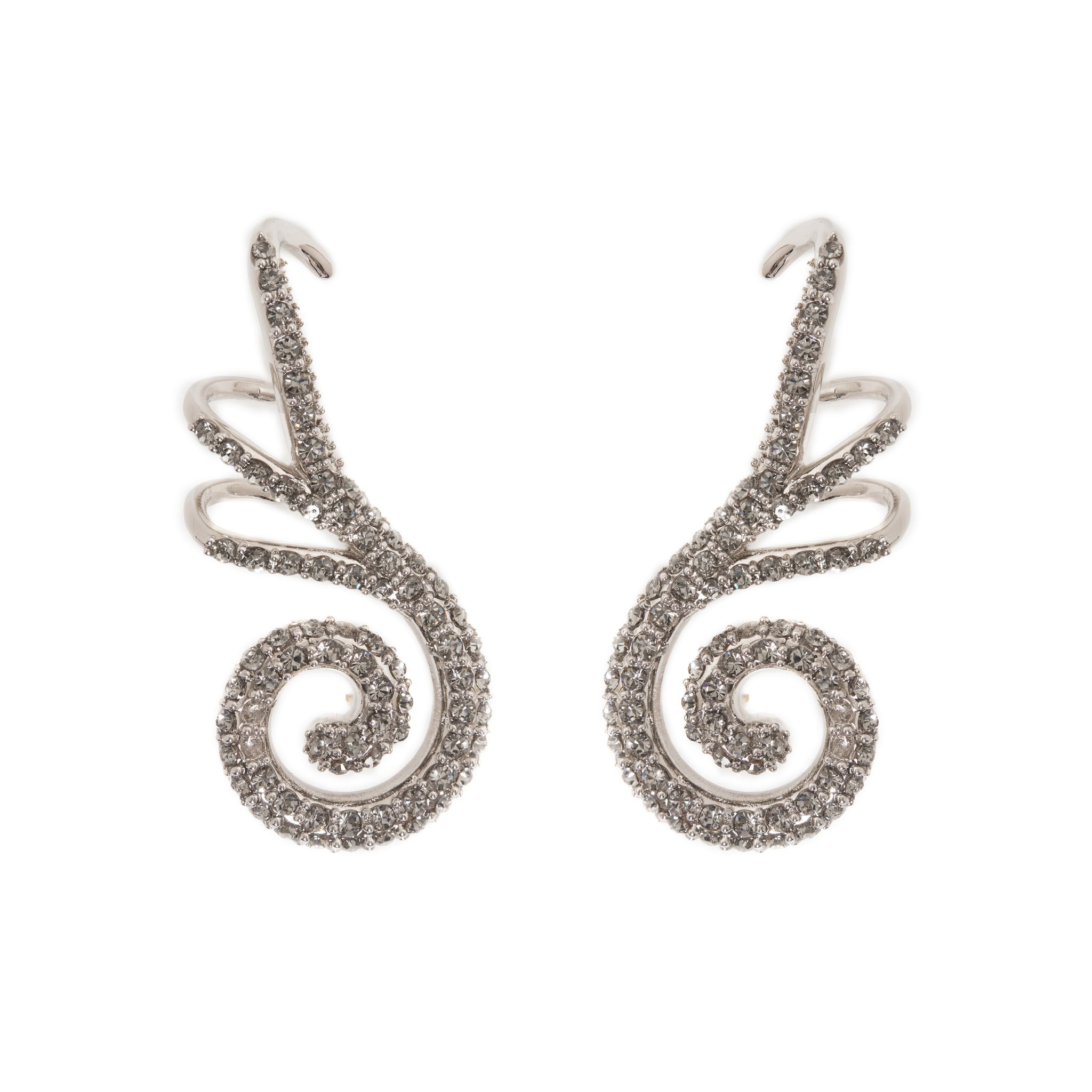 EARCUFF IDENTIDADE CRAVEJADO PRATA