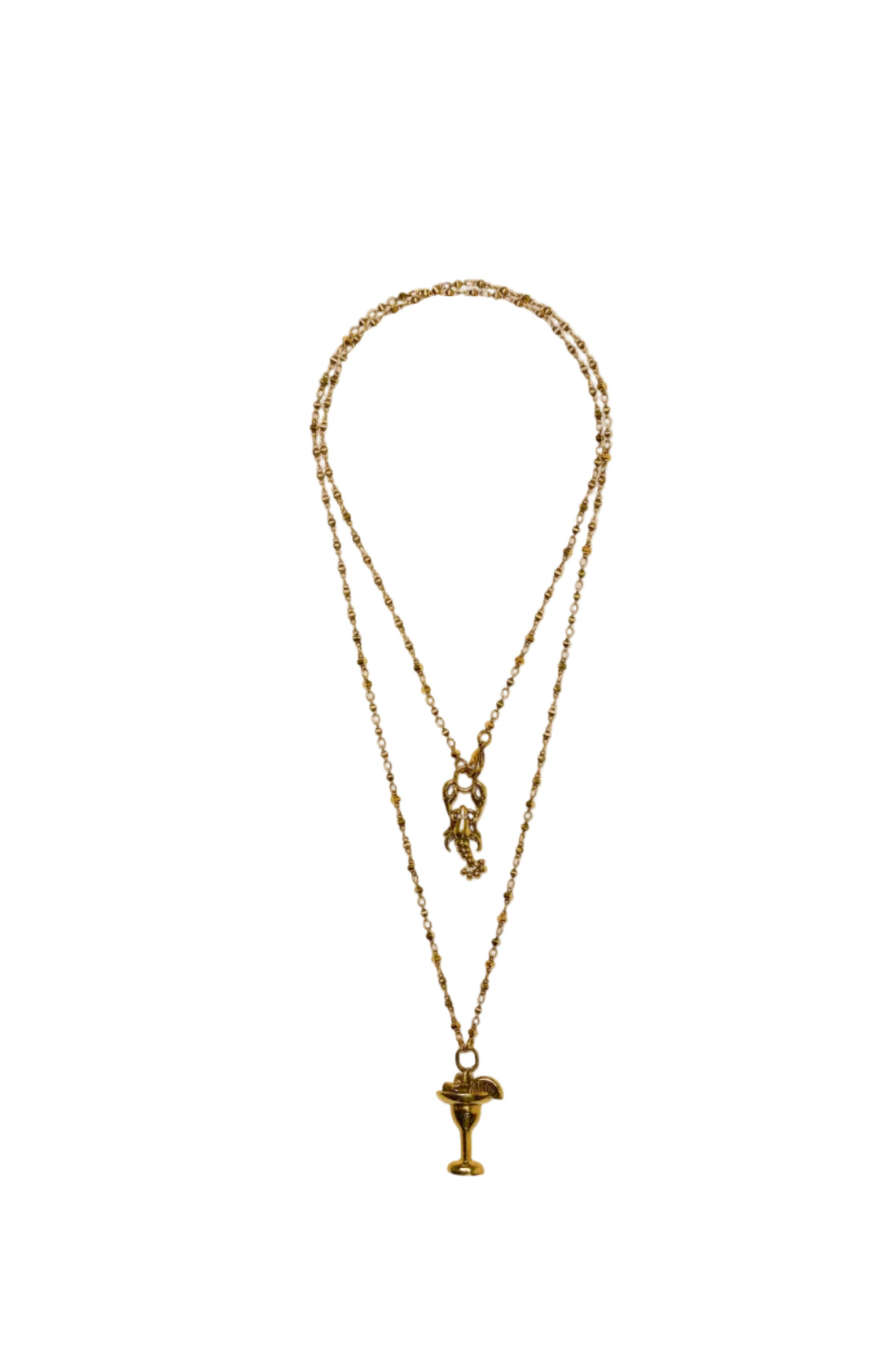 ESCAPULÁRIO GINGA DO MAR DRINK+LAGOSTA OURO