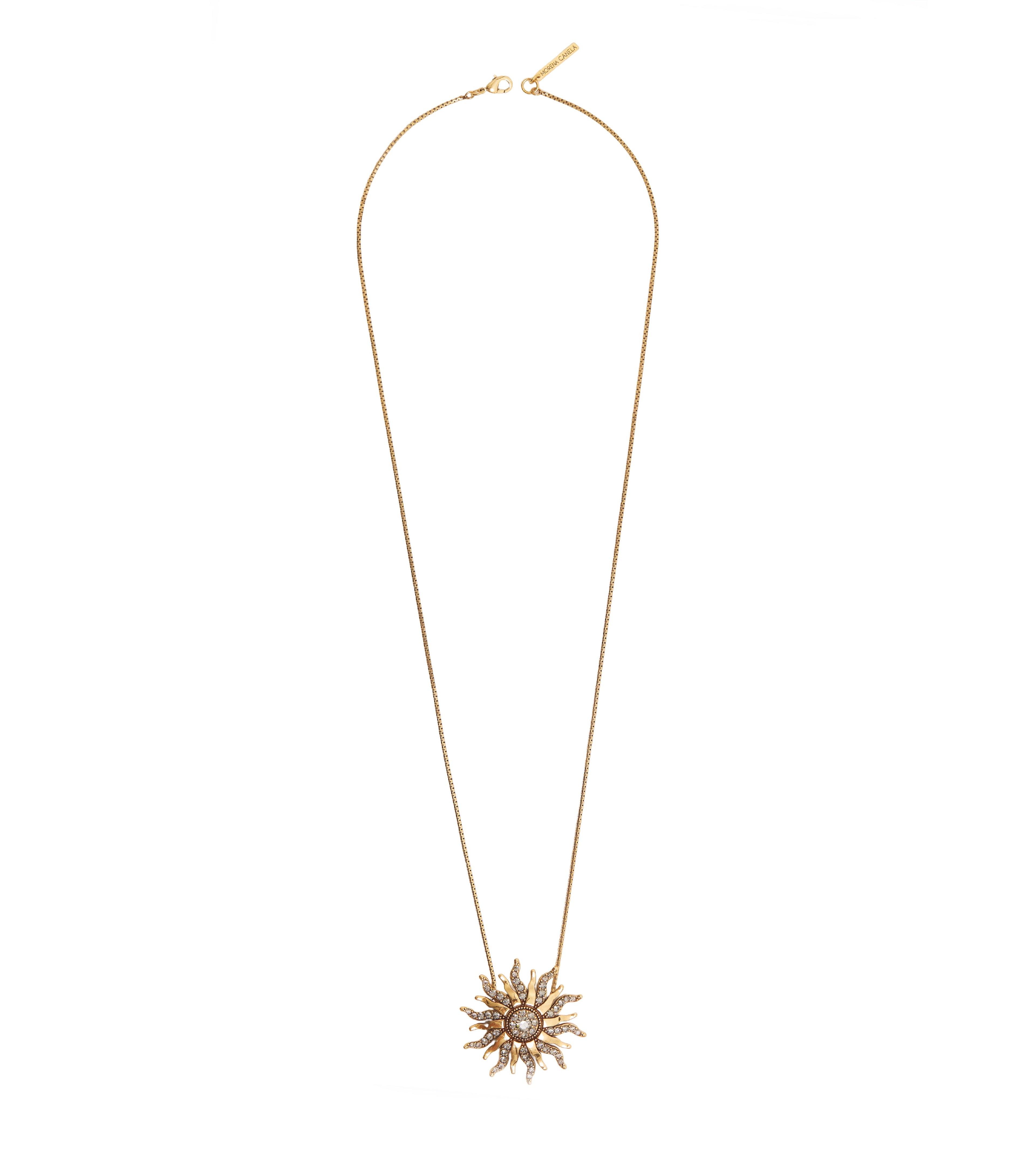 COLAR SOLAR CORRENTE 70CM PG G OURO