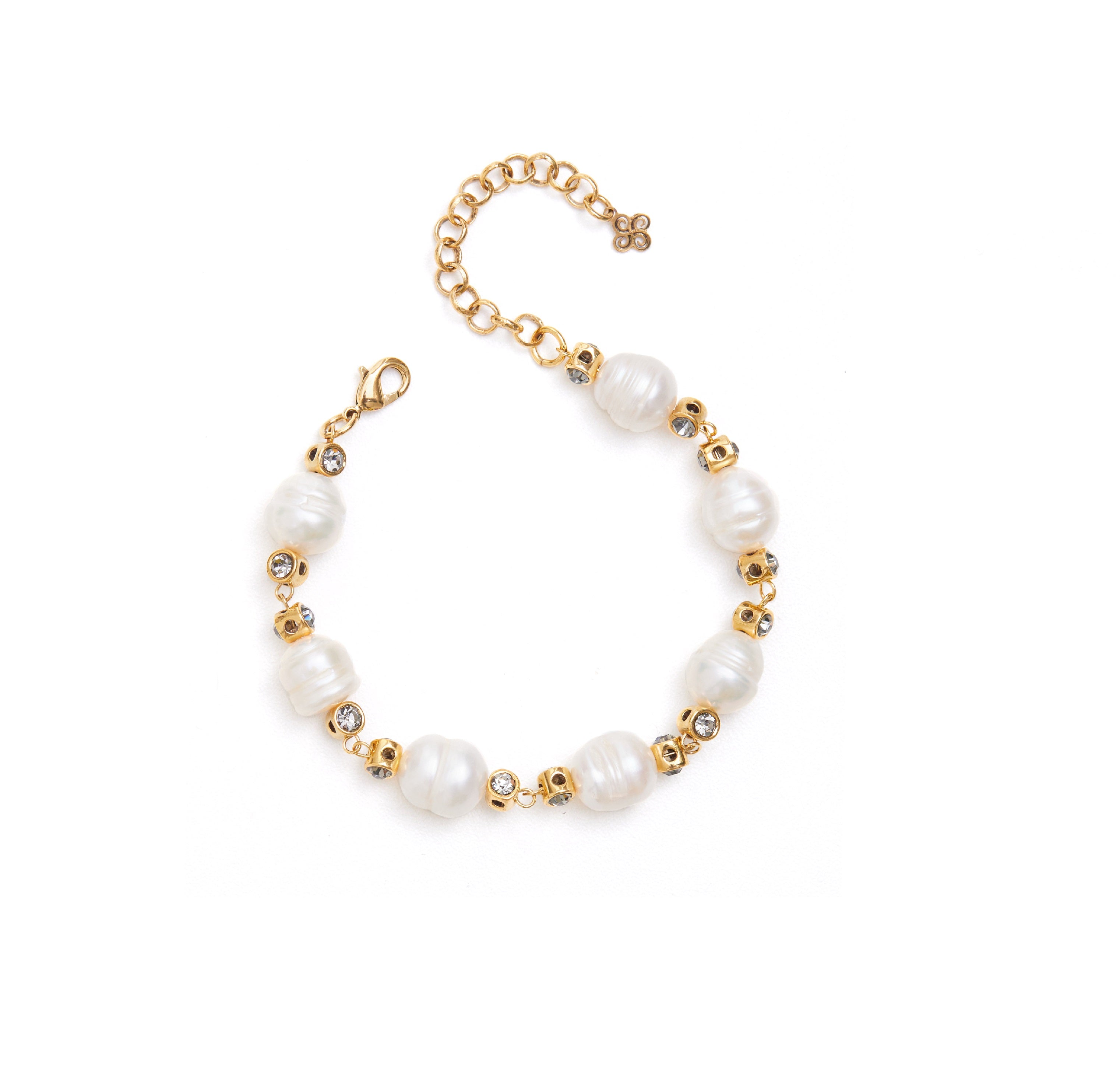 PULSEIRA AURA RIVIERA PEROLA NATURAL G OURO