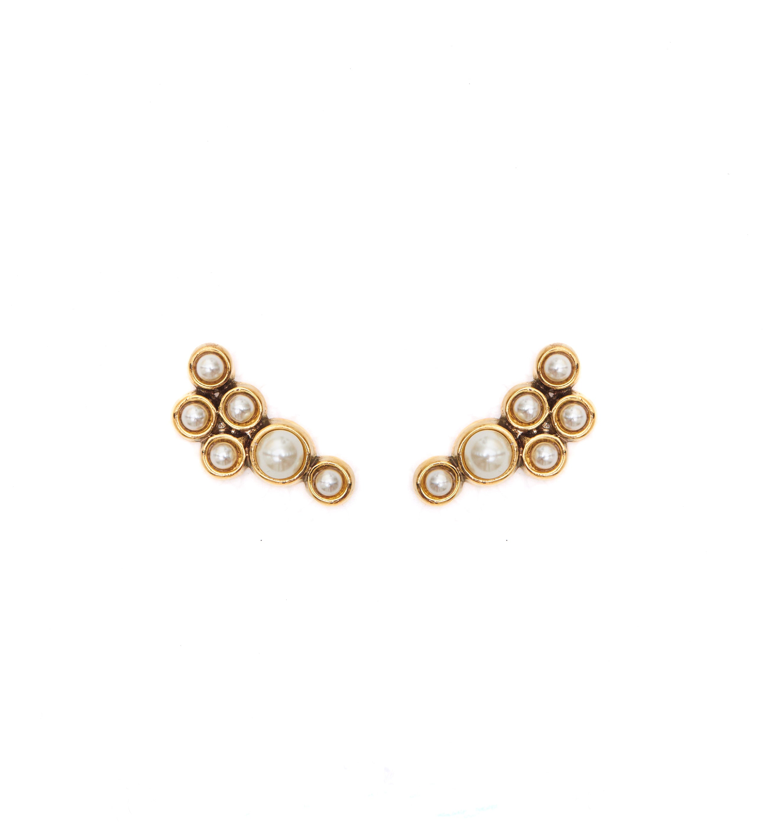 BRINCO EARCUFF PÉROLA OURO