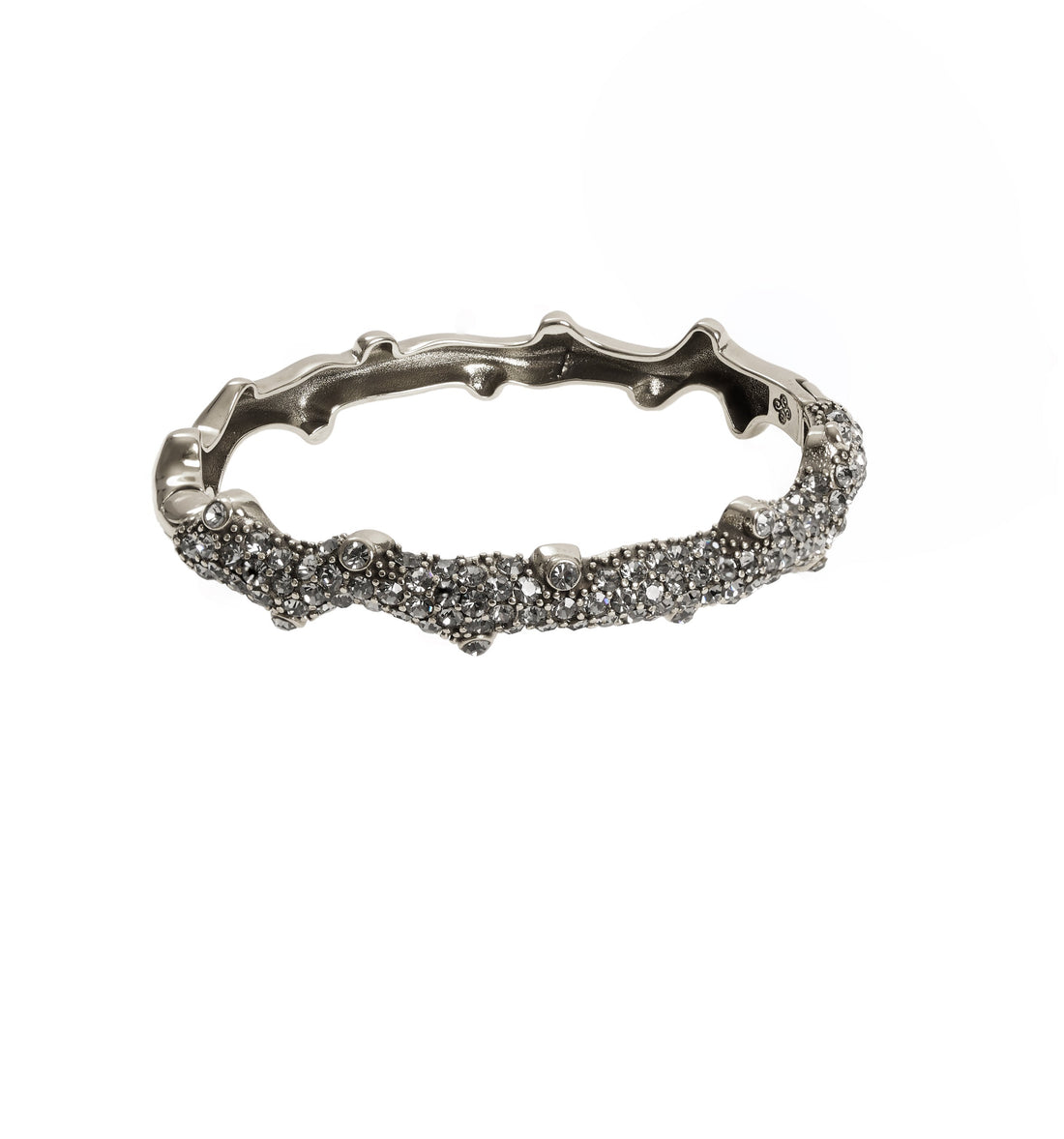 BRACELETE GIRASSOL CAULE CRAVEJADO PRATA