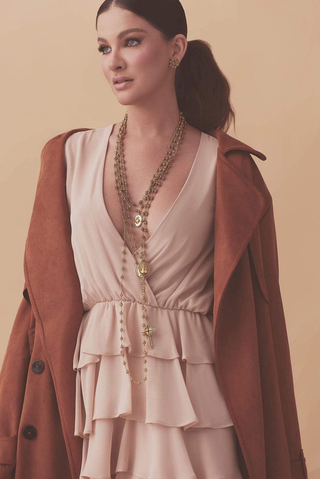 COLAR GUIA CORRENTE LONGÃO OURO