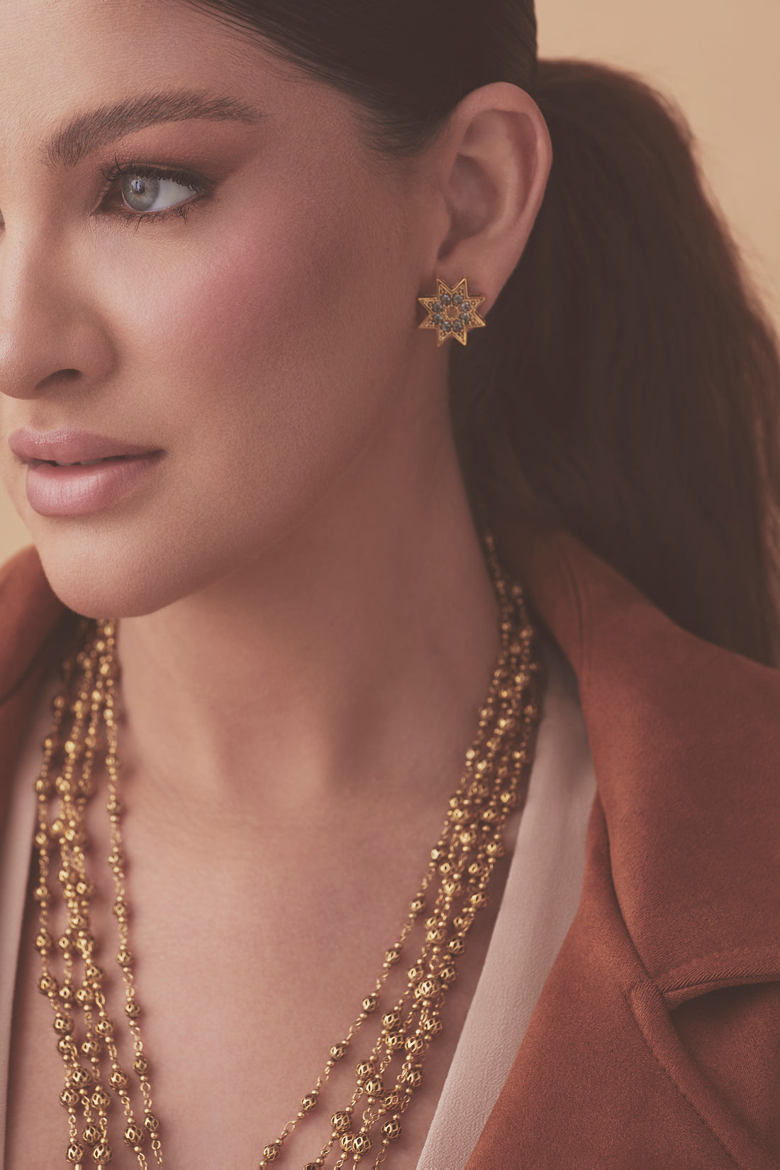 BRINCO GUIA ESTRELA SOLITÁRIA PRATA