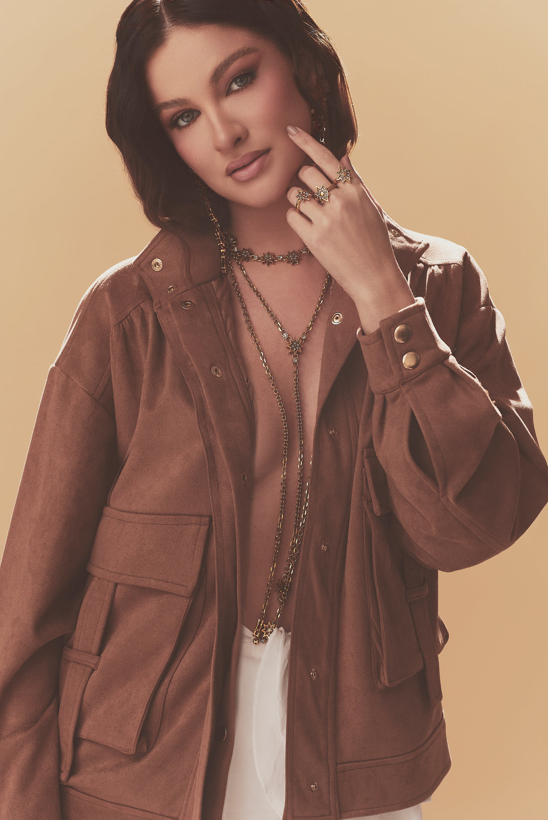 COLAR GUIA ESTRELA GRAVATINHA OURO