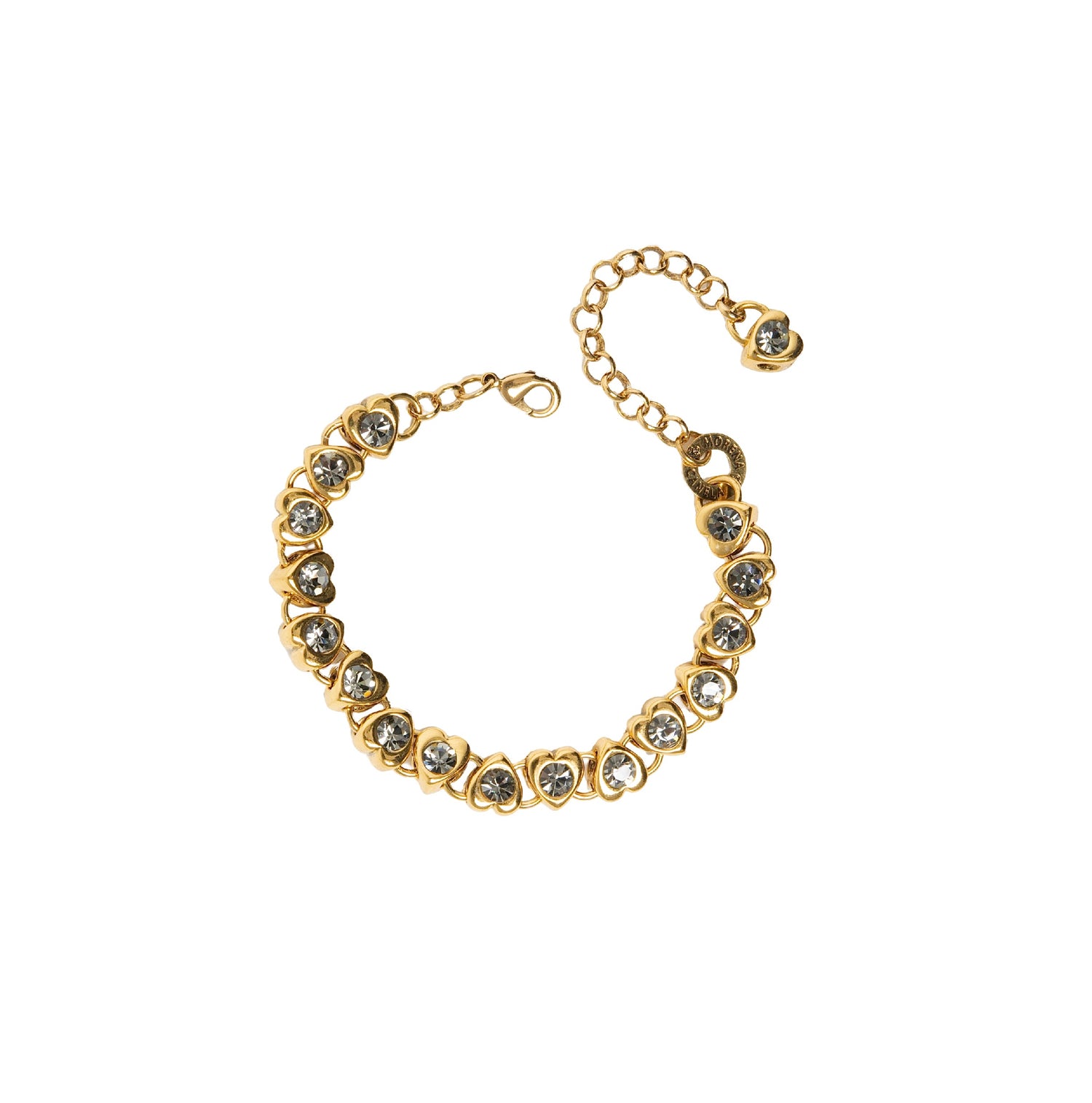 PULSEIRA RIVIERA CORAÇÃO AMOR SAGRADO OURO