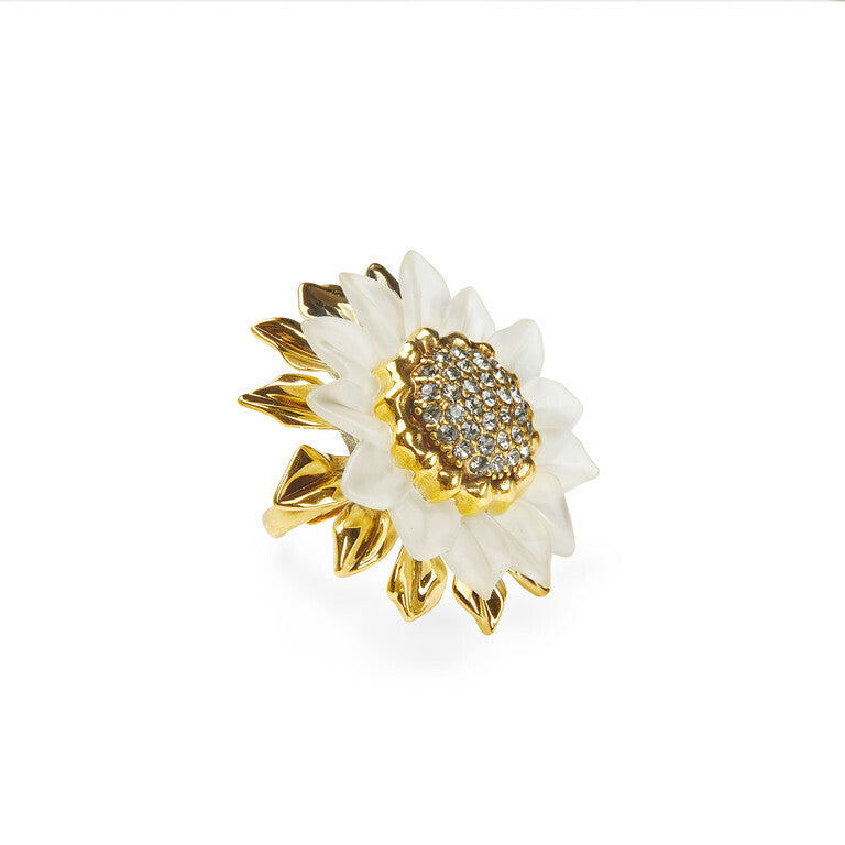 ANEL FLORESCER DO SERTÃO RESINA OFF OURO