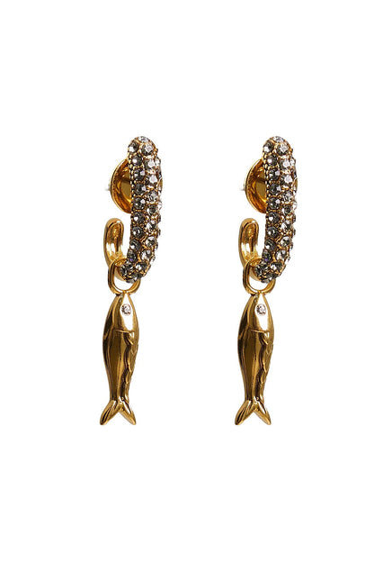 ARGOLA GINGA DO MAR PEIXE OURO