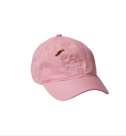 BONÉ GINGA DO MAR MORENA CANELA + IZE ROSA