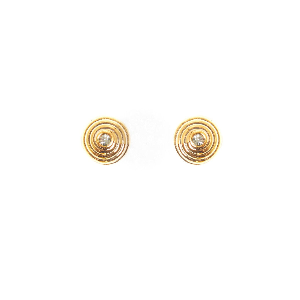 BRINCO CICLOS TAMANHO P STRASS BLACK OURO