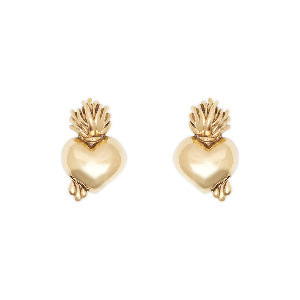 BRINCO AMOR SAGRADO POLIDO OURO G