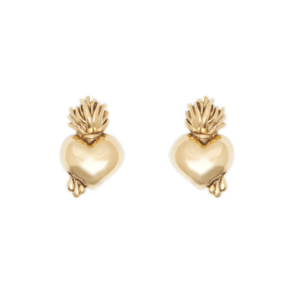 BRINCO AMOR SAGRADO POLIDO OURO G