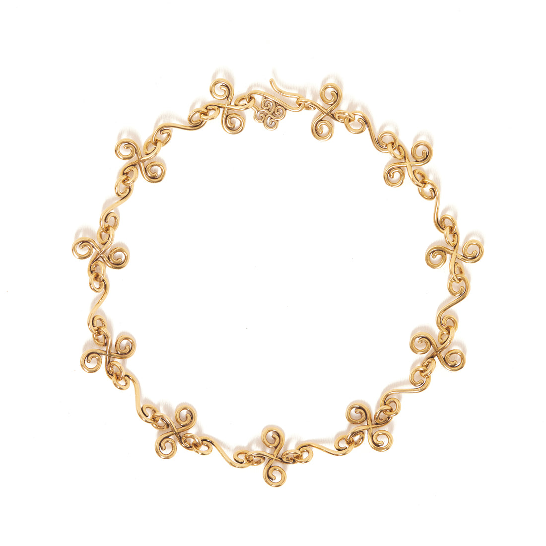 CHOKER IDENTIDADE POLIDO OURO