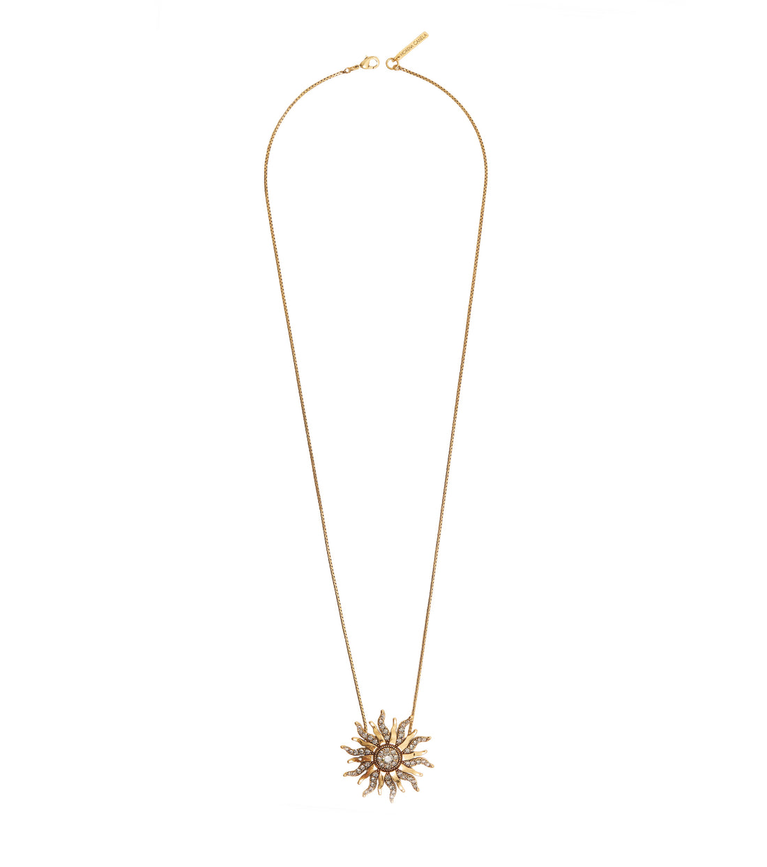 COLAR SOLAR CORRENTE 70CM PG G OURO