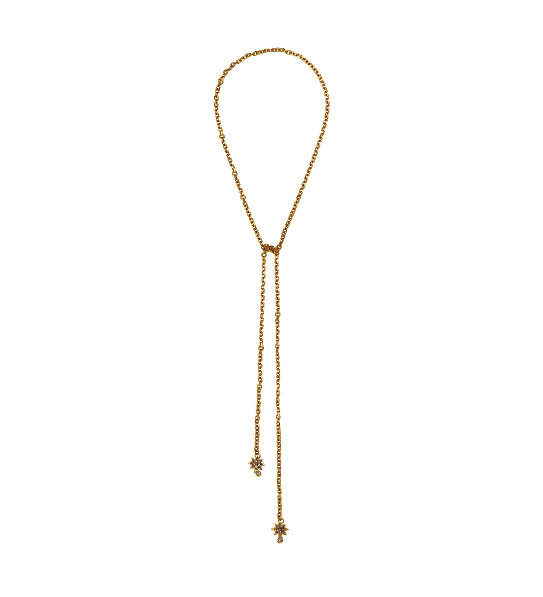 COLAR GUIA ESTRELA NÓ LONGO OURO