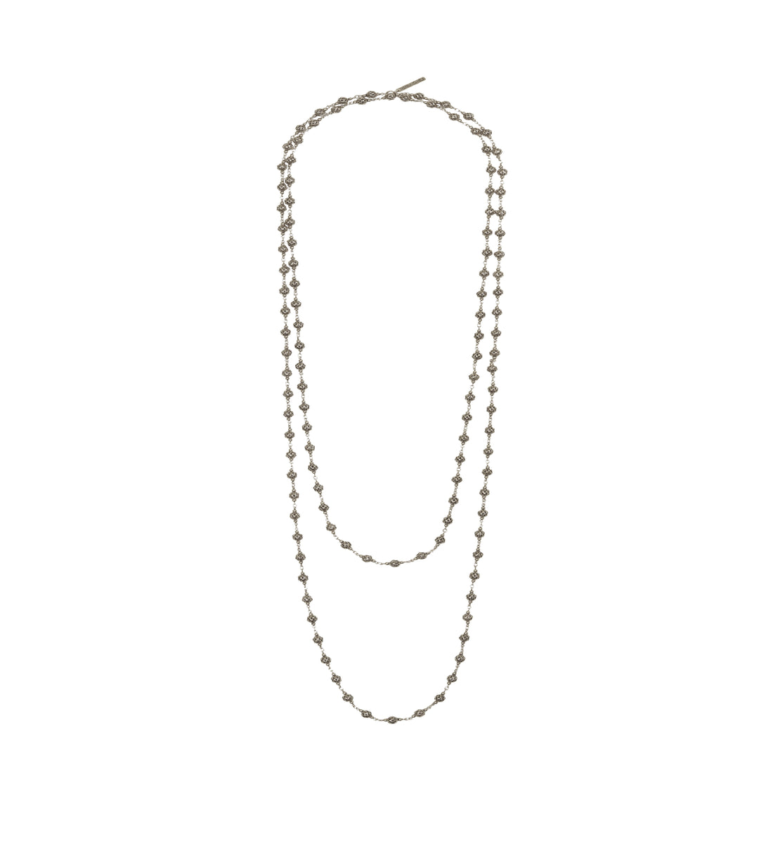 COLAR GUIA CORRENTE LONGÃO PRATA