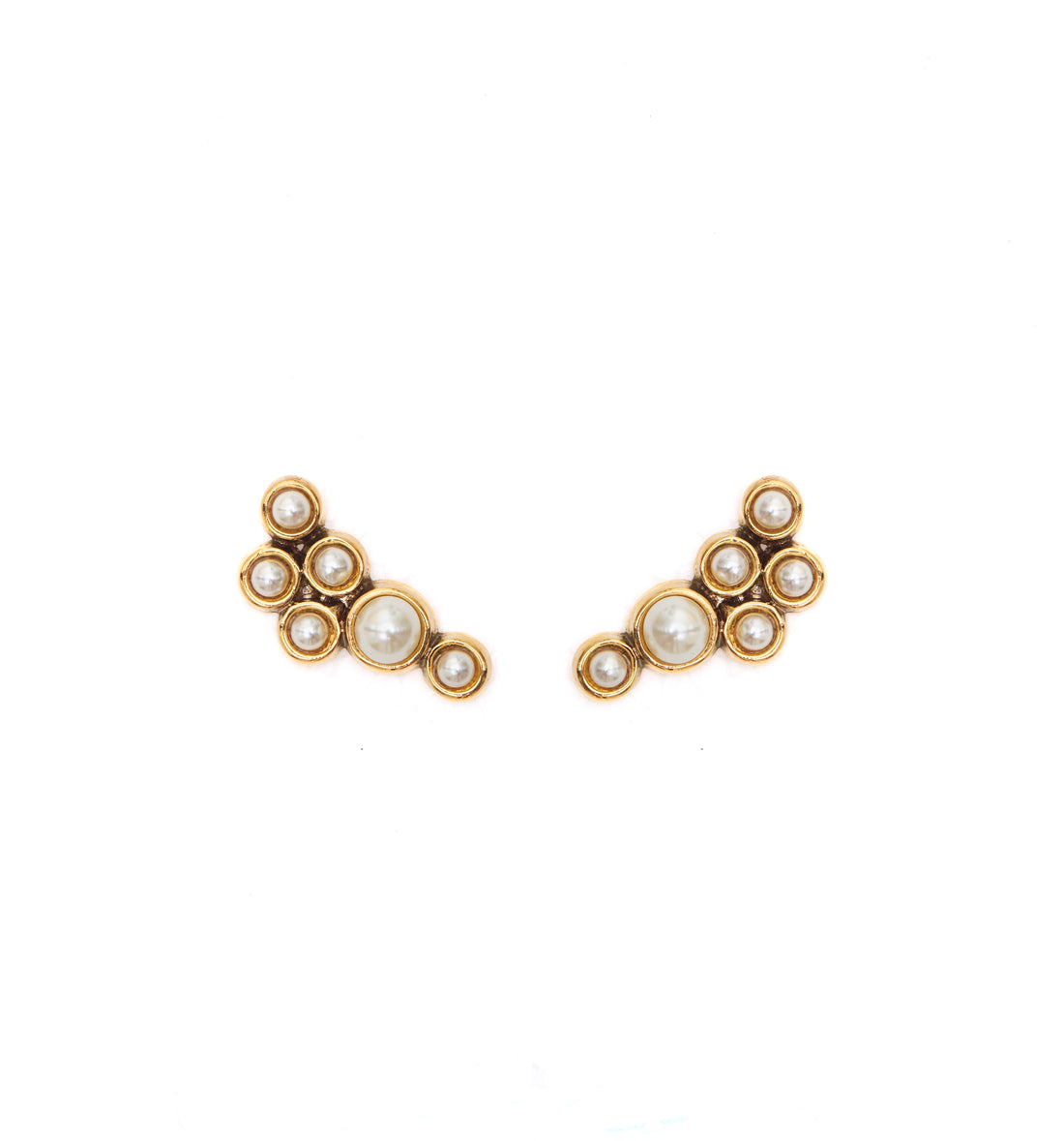 BRINCO EARCUFF PÉROLA OURO