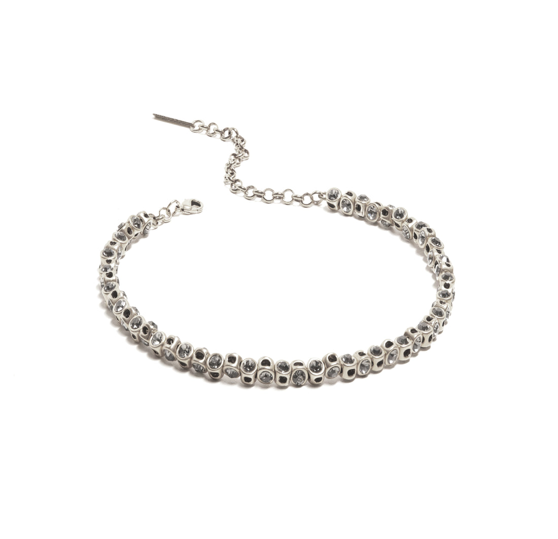 CHOKER RIVIERA M PRATA