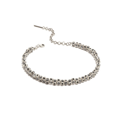 CHOKER RIVIERA M PRATA