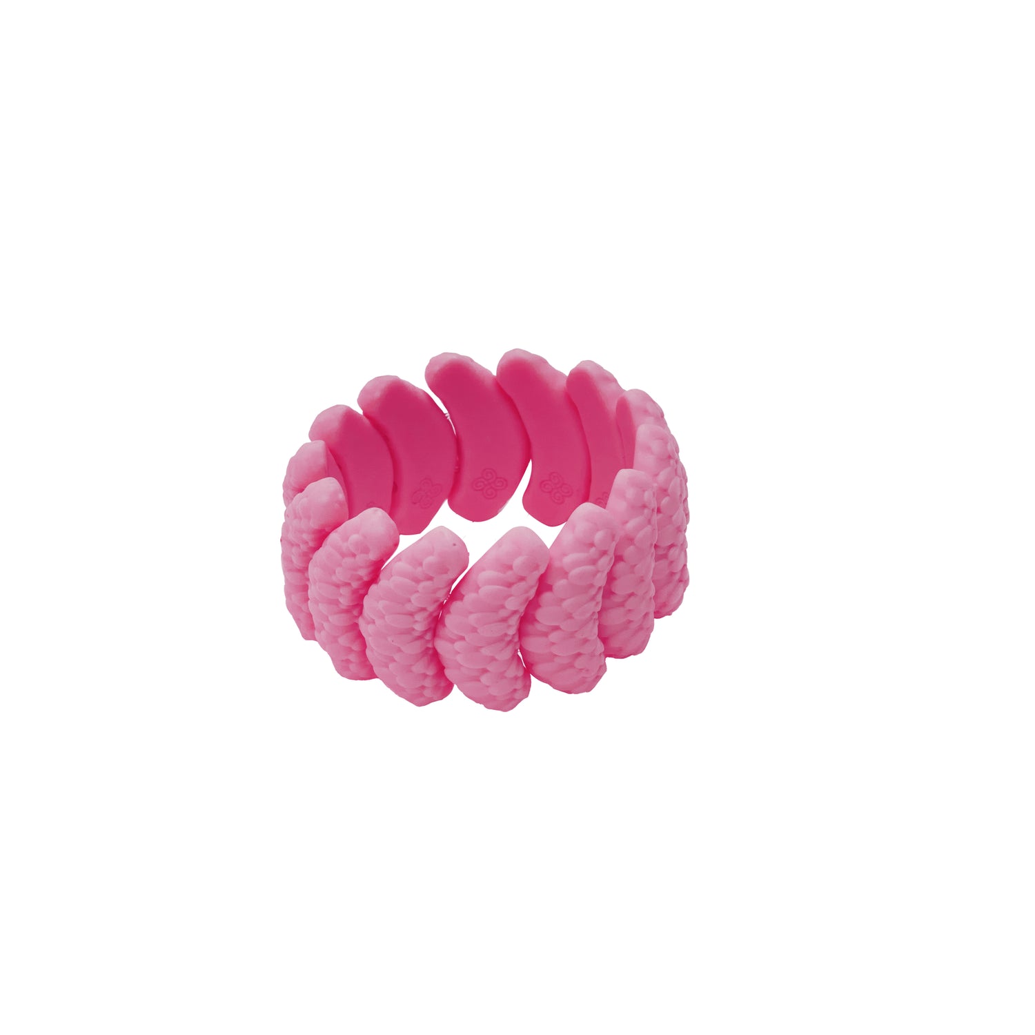 BRACELETE MARÉ ESCAMAS RESINA FUCHSIA