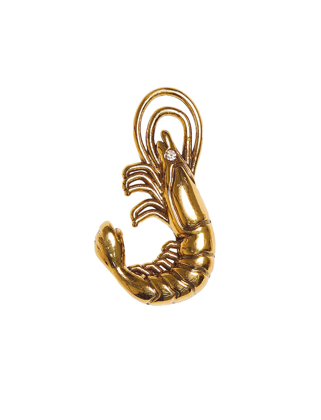 PIN GINGA DO MAR CAMARÃO OURO