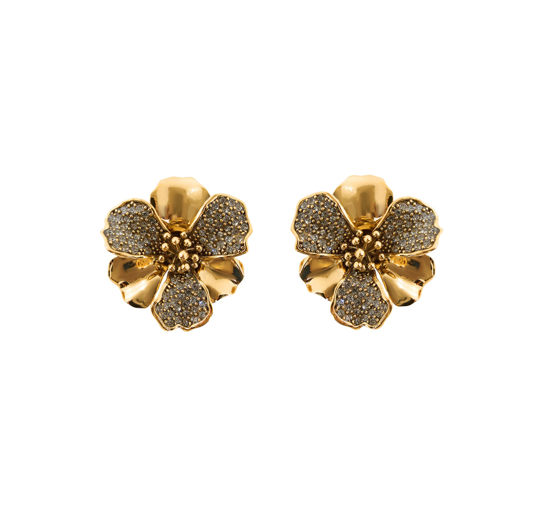 BRINCO HIBISCO M CRAV/POL OURO