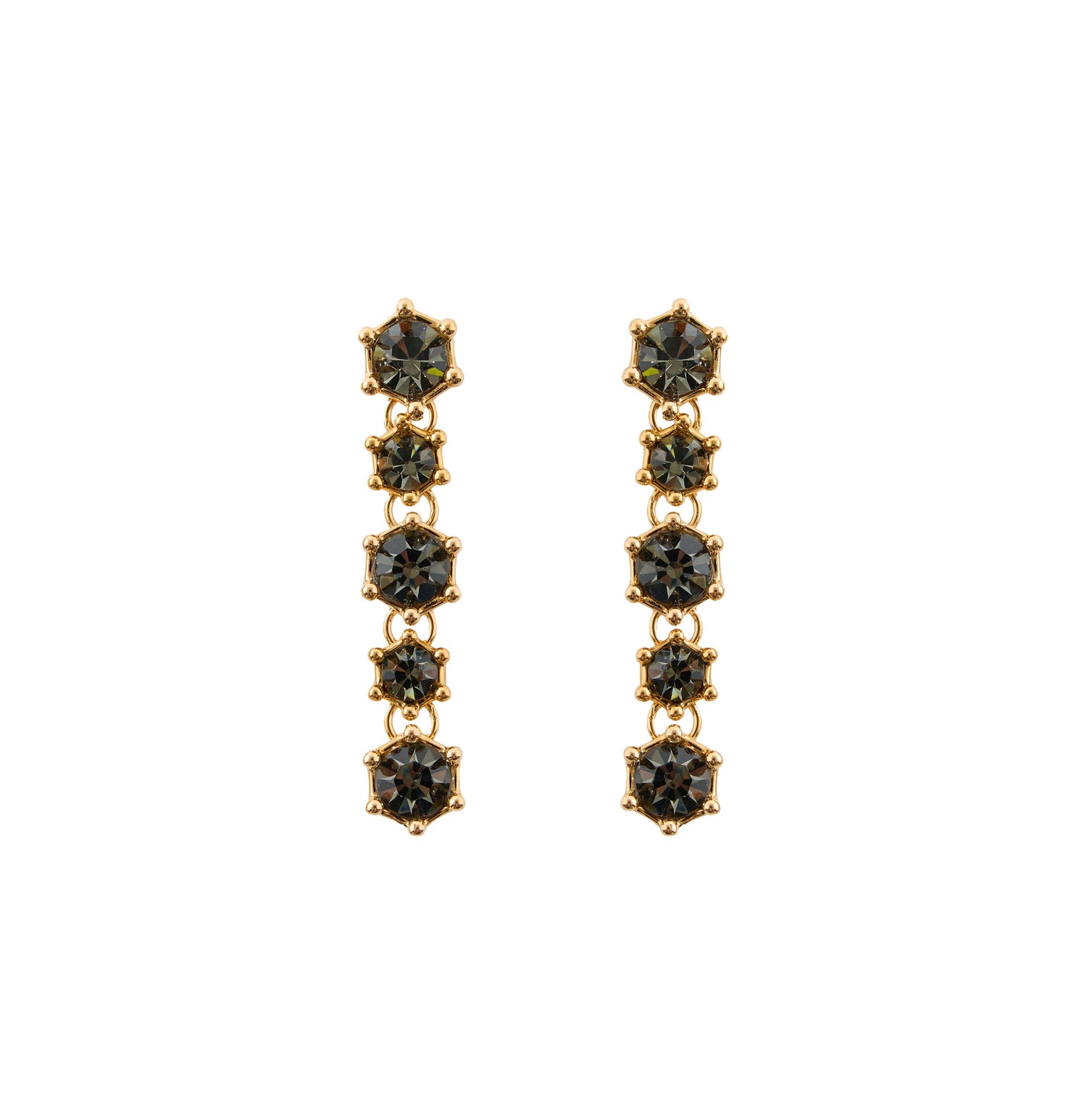 BRINCO HIBISCO RIVIERA MEDIO STRASS OURO