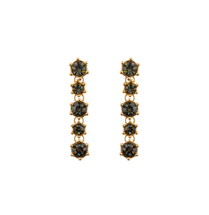 BRINCO HIBISCO RIVIERA MEDIO STRASS OURO