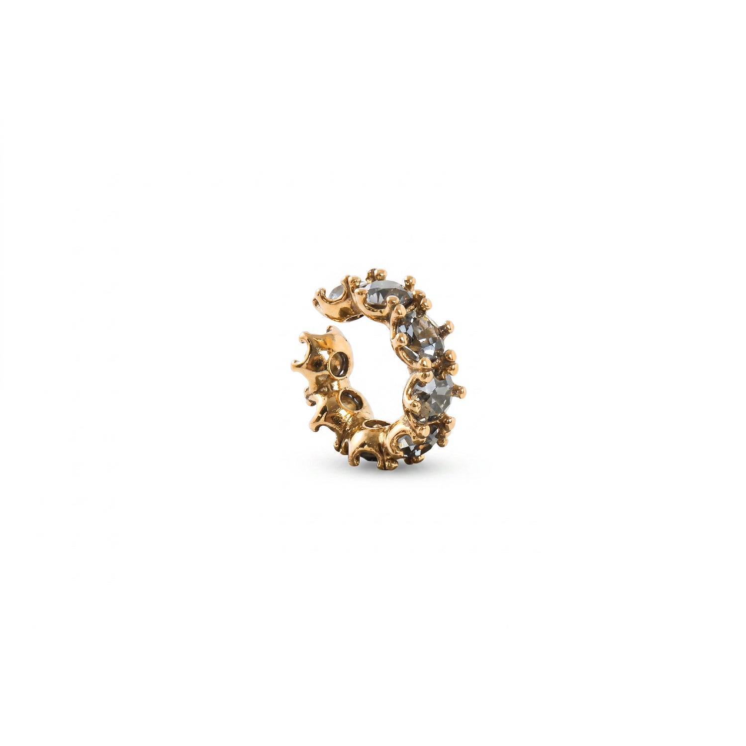 PIERCING HIBISCO STRASS OURO