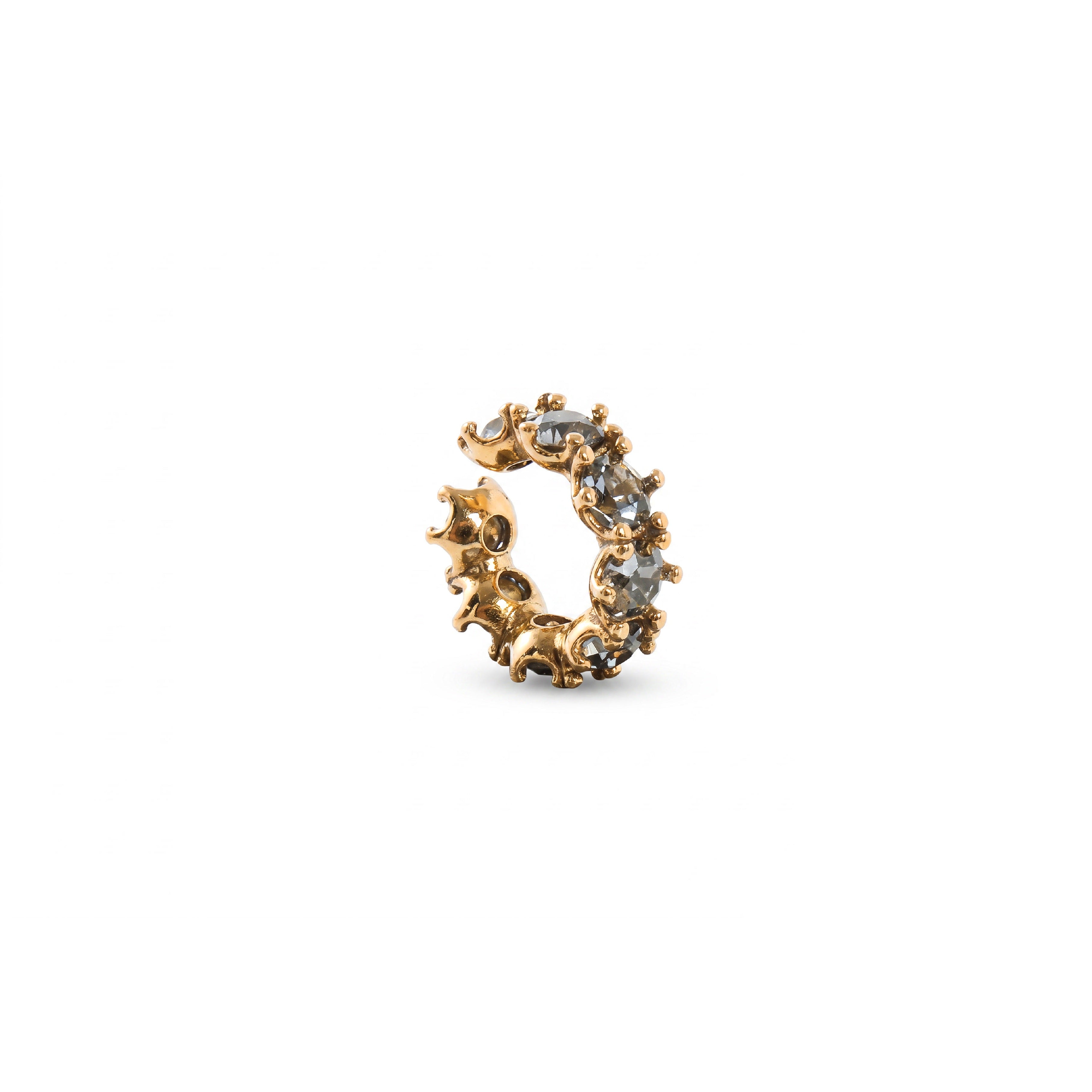 PIERCING HIBISCO STRASS OURO