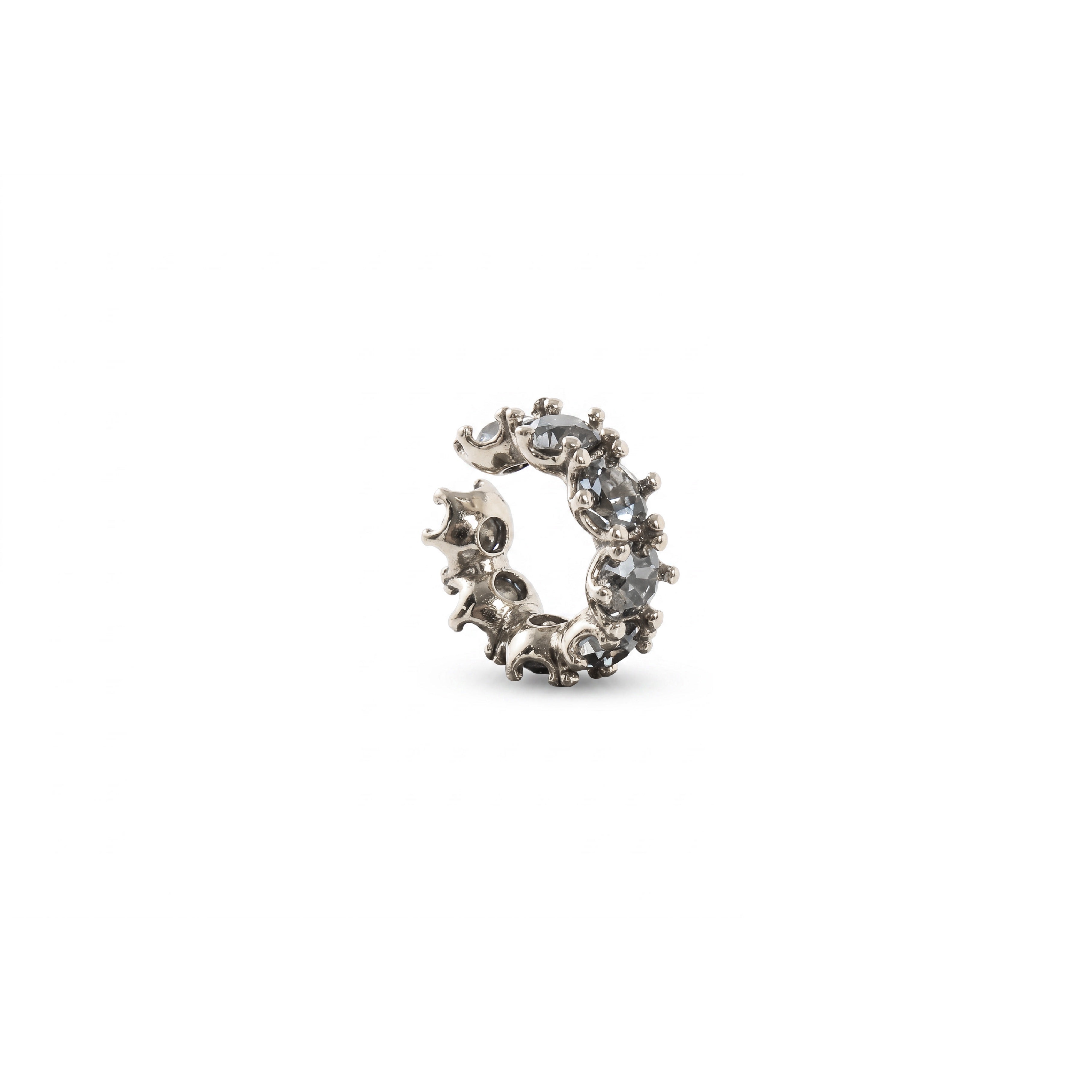 PIERCING HIBISCO STRASS PRATA