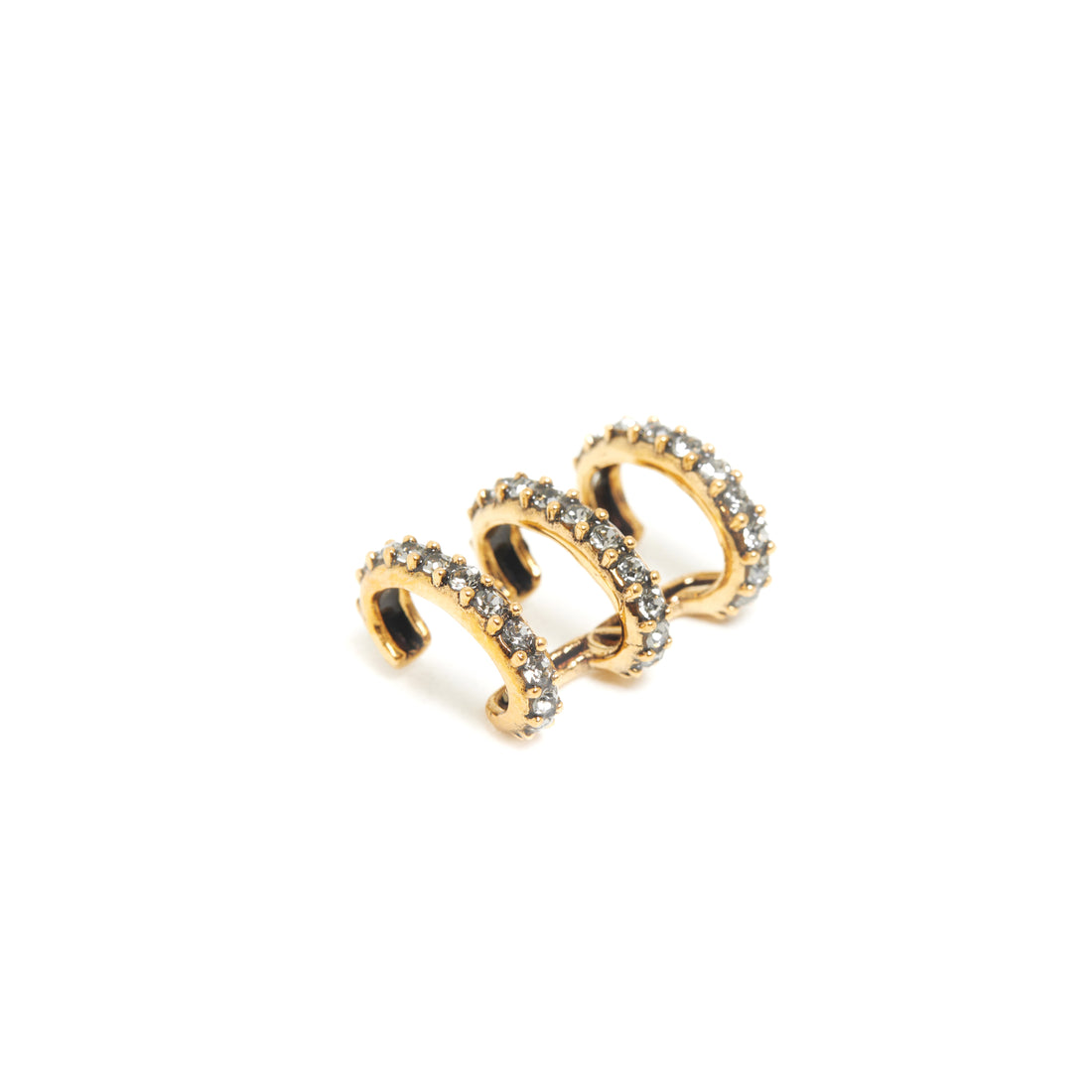 EARCUFF TRIPLO CRAVEJADO