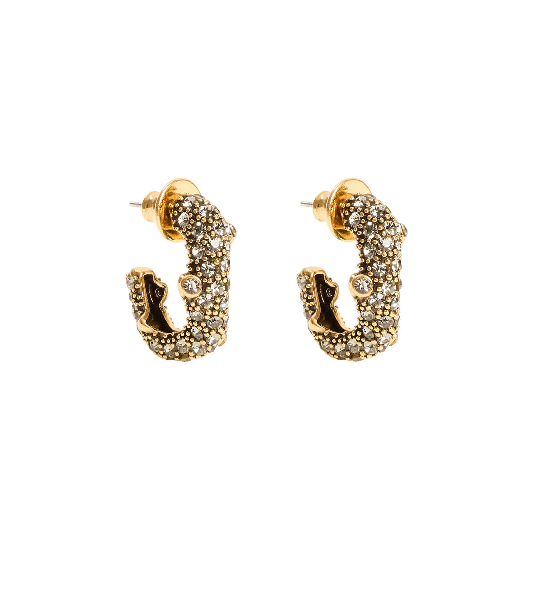 ARGOLA GIRASSOL P CAULE CRAVEJADO OURO