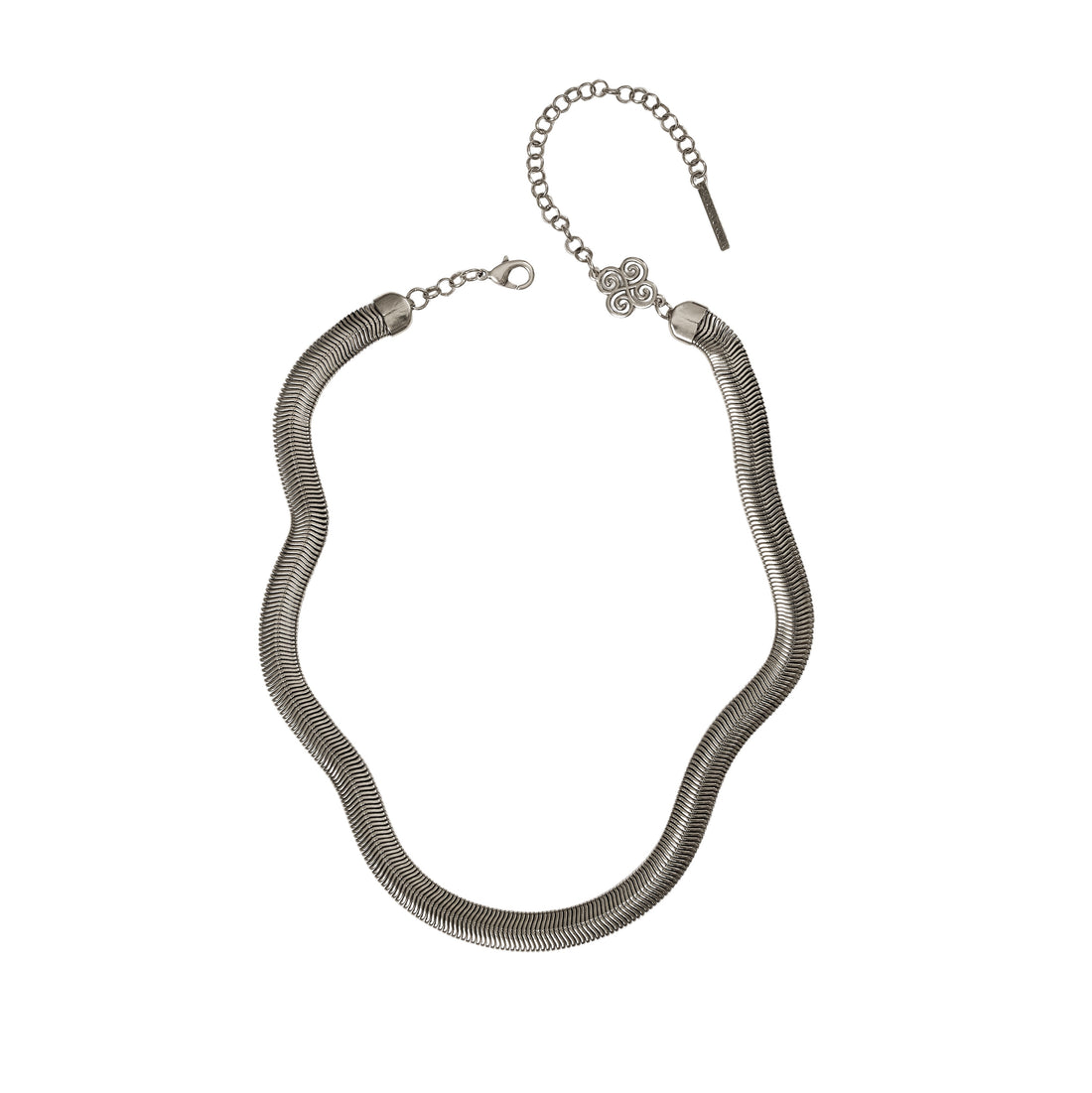 COLAR GIRASSOL MALHA CAULE 10MM PRATA