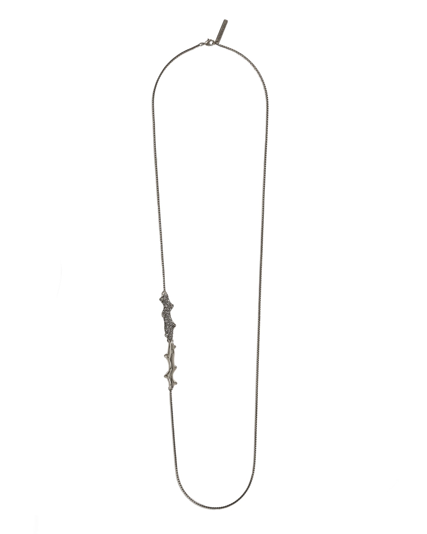 COLAR GIRASSOL CORRENTE CAULE 70CM PRATA