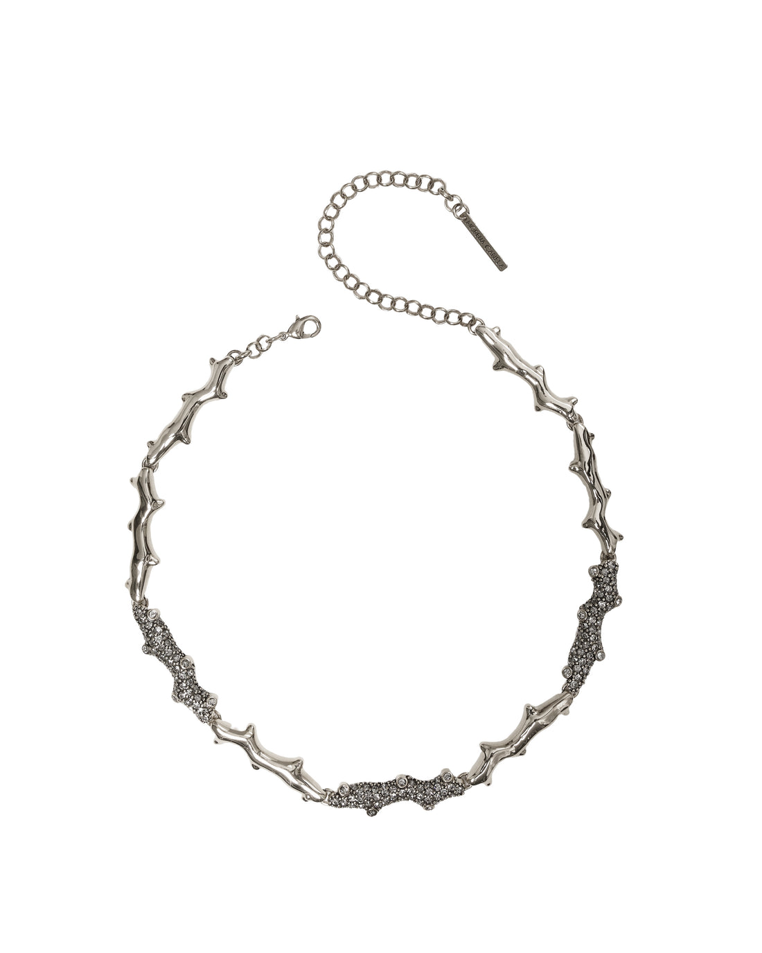 GARGANTILHA GIRASSOL CAULE CRAV/POL PRATA