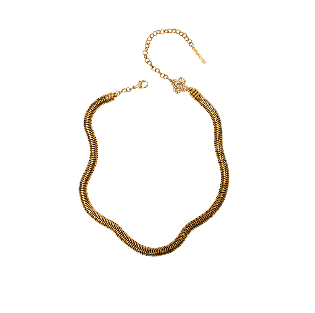 COLAR GIRASSOL CORRENTE CAULE 8MM OURO