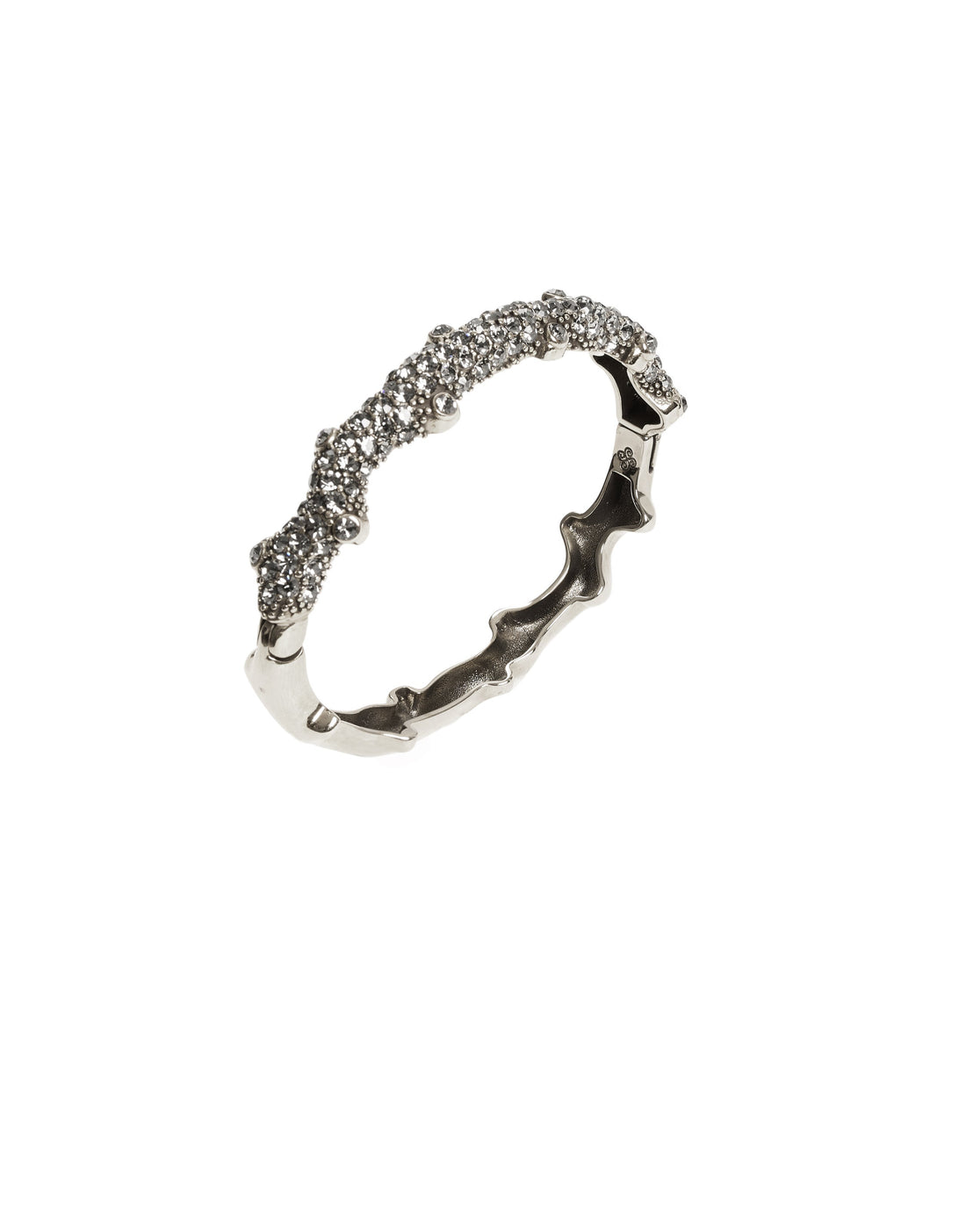 BRACELETE GIRASSOL CAULE CRAVEJADO PRATA